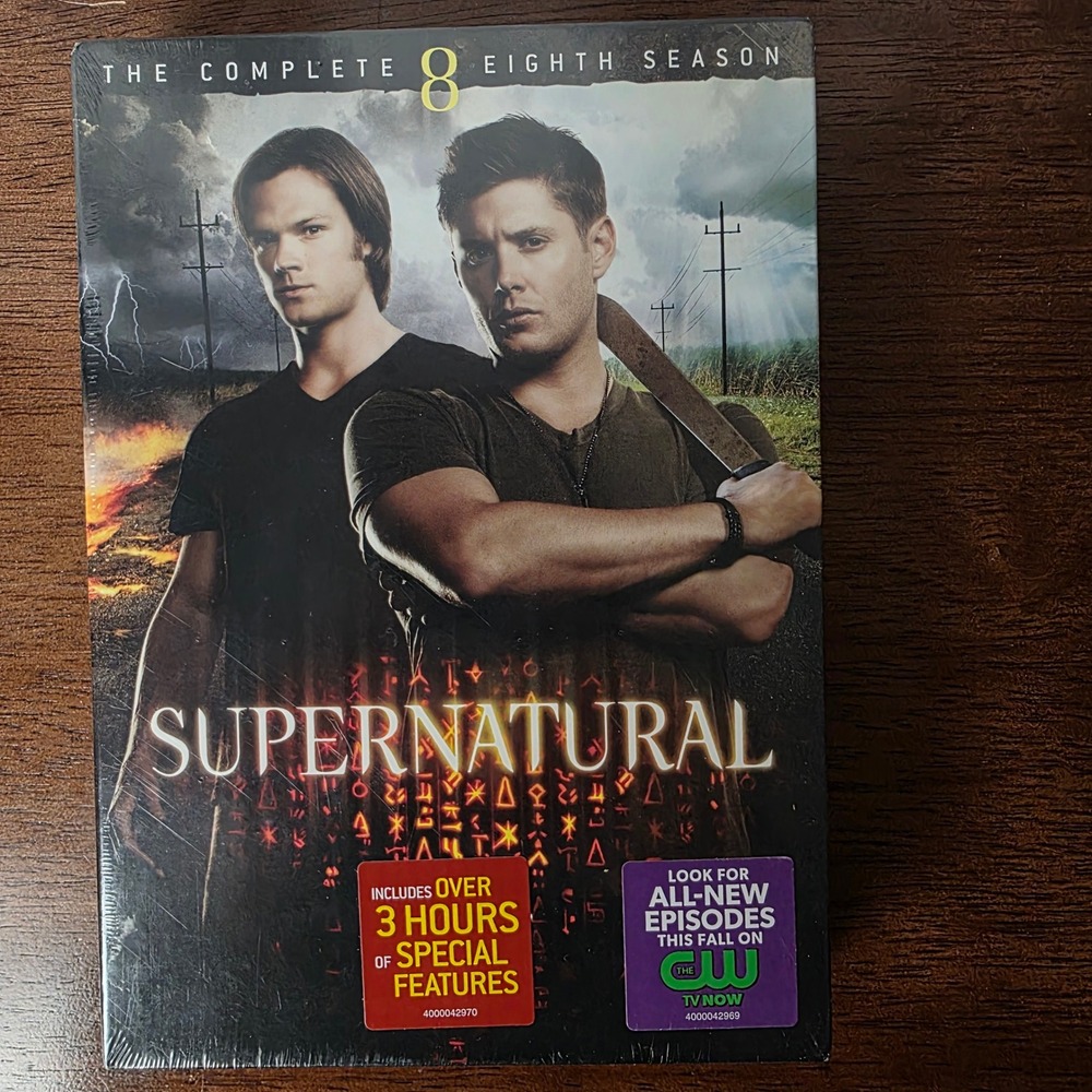 NEW Supernatural 8th Season DVD Set Padalecki Jensen Ackles Dean Sam Winchester
